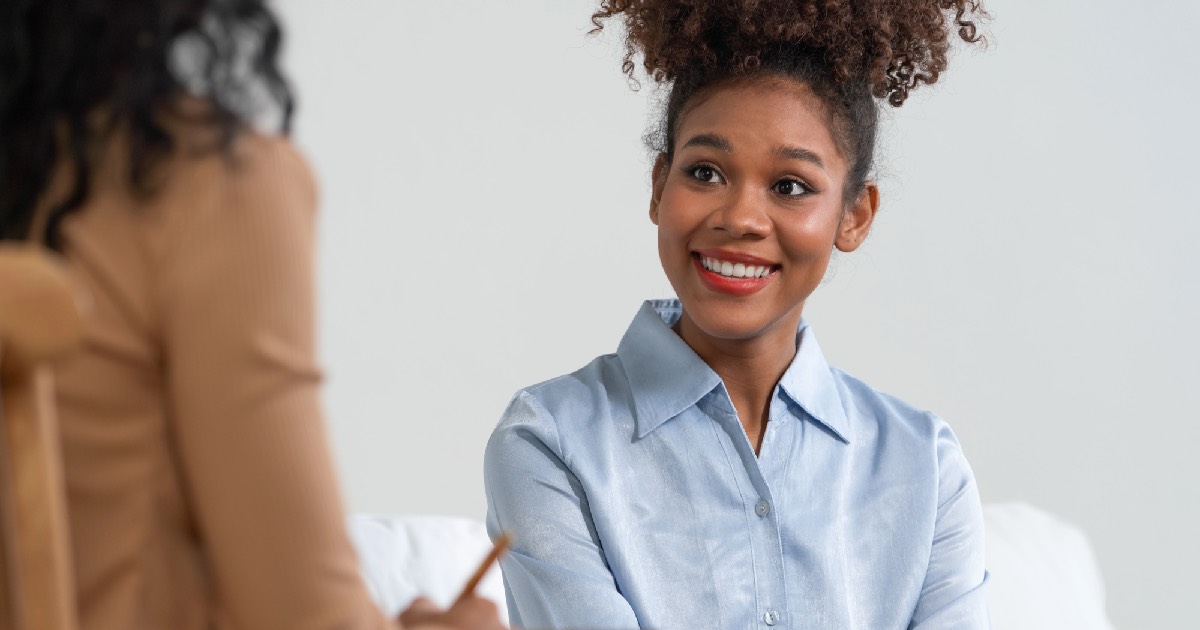 Friends talking to each other